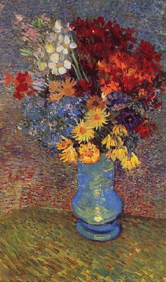 Vincent Van Gogh Stilleben einer Vase mit Margeriten und Anemonen oil painting image